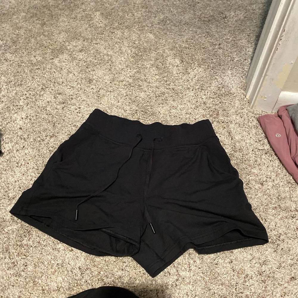 Black lululemon shorts